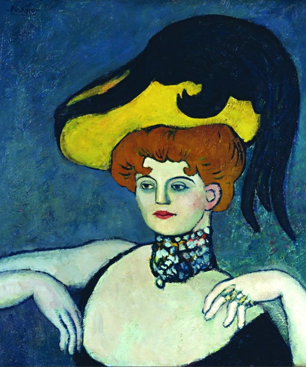 Pablo Picasso. Hétaïre (ou Courtisane au collier de gemmes), 1901. Pinacoteca Agnelli. © Picasso utódlása 2025