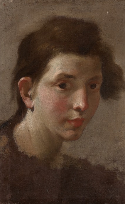 Gian Lorenzo Bernini. Fiatal szakálltalan férfi portréja. Magángyűjtemény