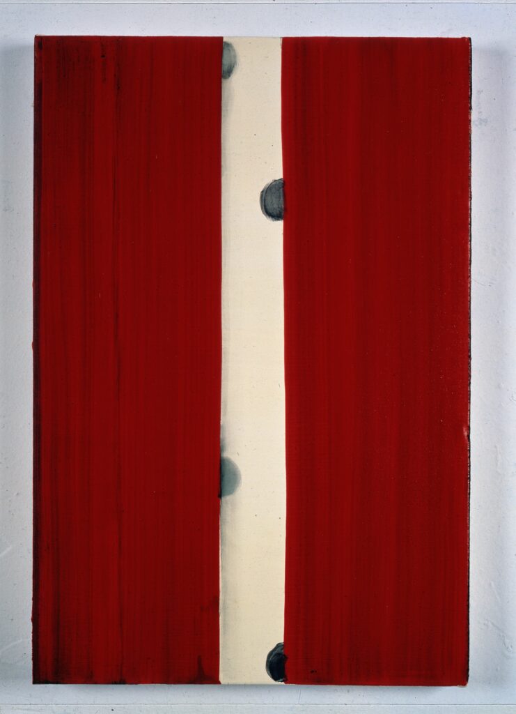Juan Uslé, Amapola, 1991. Reina Sofia Nemzeti Művészeti Központ Múzeum. Soledad Lorenzo beszedési letét, 2014. © Juan Uslé, VEGAP, Madrid, 2025