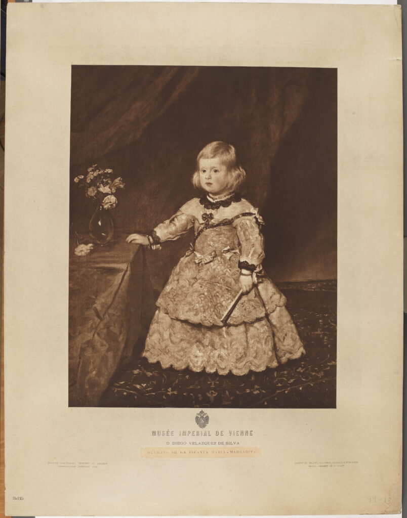 Clement Braun és Cíe. Az osztrák Margit csecsemő, Velázquez, 1899. Prado Múzeum Archívuma