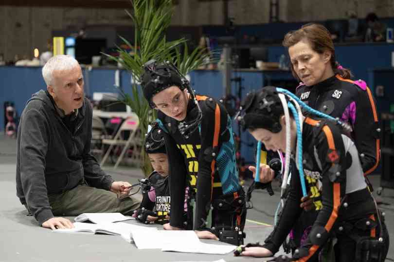 James Cameron az Avatar 3 forgatásán
