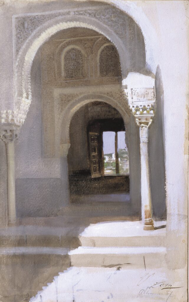 Anders Zorn. Az Alhambra, 1887. Zornmuseet, Mora