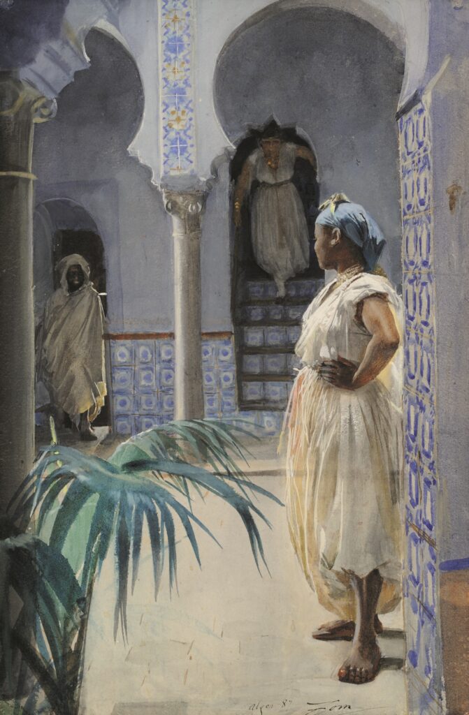 Anders Zorn. Topkapi palotában, 1885. Svédország, LF Dalarnas