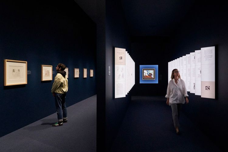 Kilátás az egyik kiállítóteremre © Museo Picasso Málaga