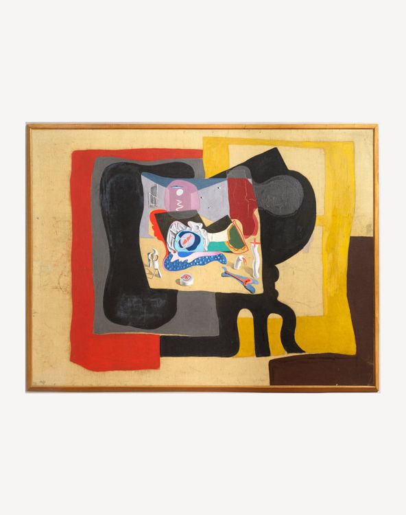 Salvador Dali. Csendélet egy mályvaszínű hold fényében, 1926. Gala-Salvador Dalí Alapítvány