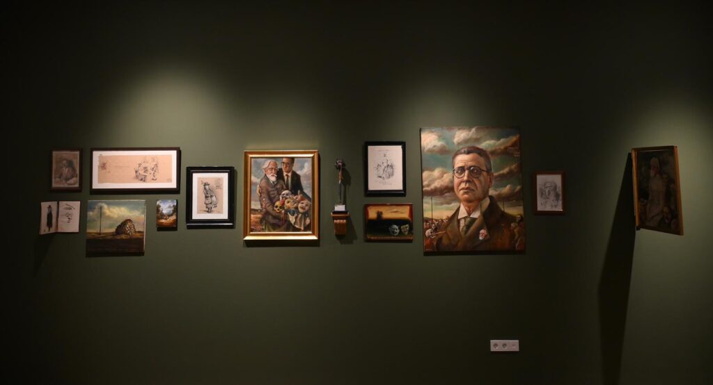 José Luis Serzo. Vacsora utáni maskarás. Tisztelet az Ensor és Solana közötti kínos csend előtt. MAS, Santander