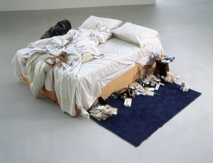 Tracey Emin. My Bed, 1998. A londoni Saatchi Gallery jóvoltából