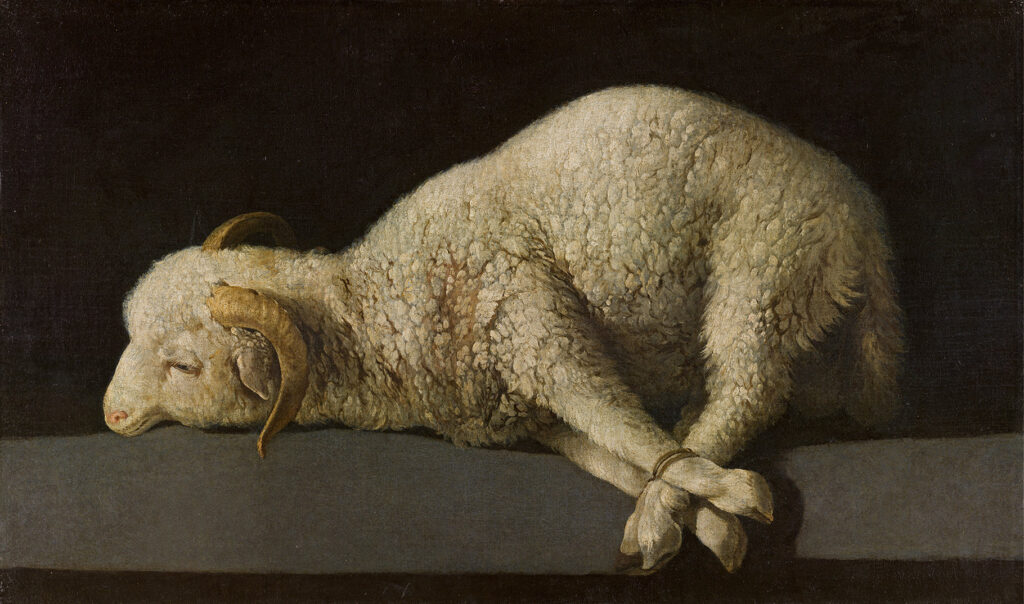 Zurbaran. Agnus Dei, 1635-1640 körül. Nemzeti Prado Múzeum