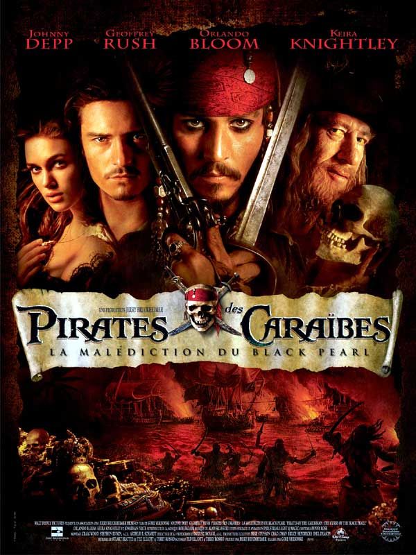 Affiche Pirates des Caraïbes : la Malédiction du Black Pearl