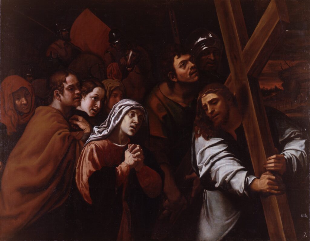 Francisco Ribalta. A Názáreti találkozása a Szűzzel, 1611-1615 körül. Valenciai Szépművészeti Múzeum