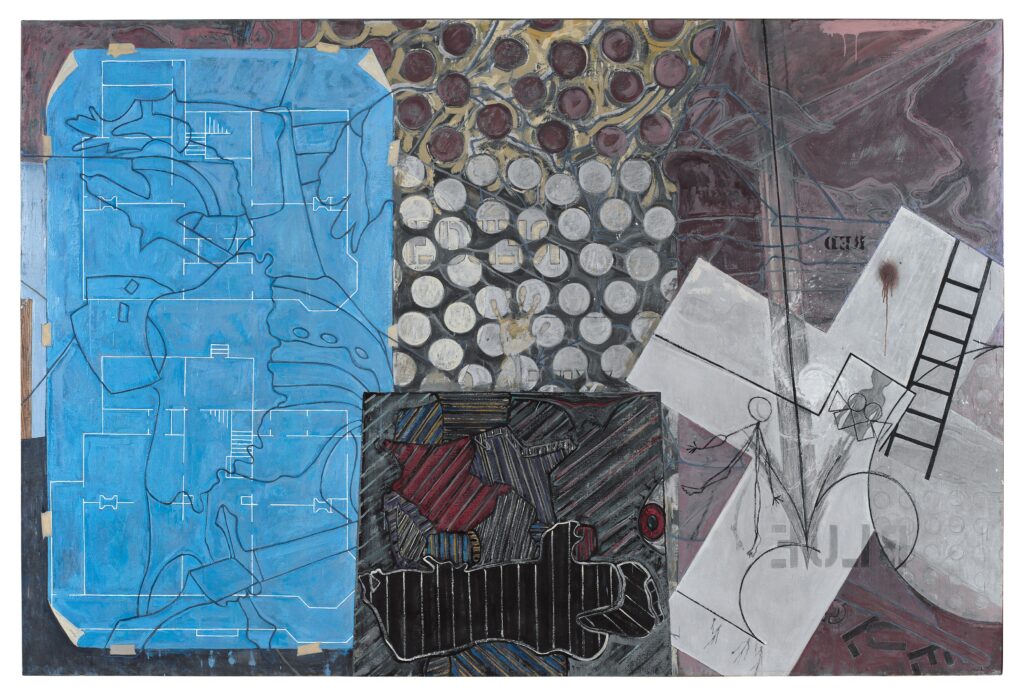 Jasper Johns. Cím nélkül, 1992-1994. Az Eli és Edythe L. széles gyűjtemény © Jasper Johns, VEGAP, Bilbao, 2026