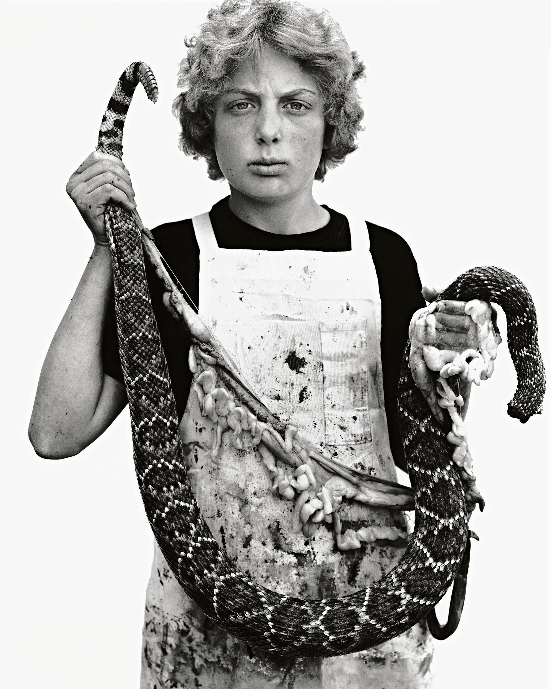 Richard Avedon. Boyd Fortin, tizenhárom éves, Sweetwater, Texas, 1979. március 10. A Richard Avedon Alapítvány