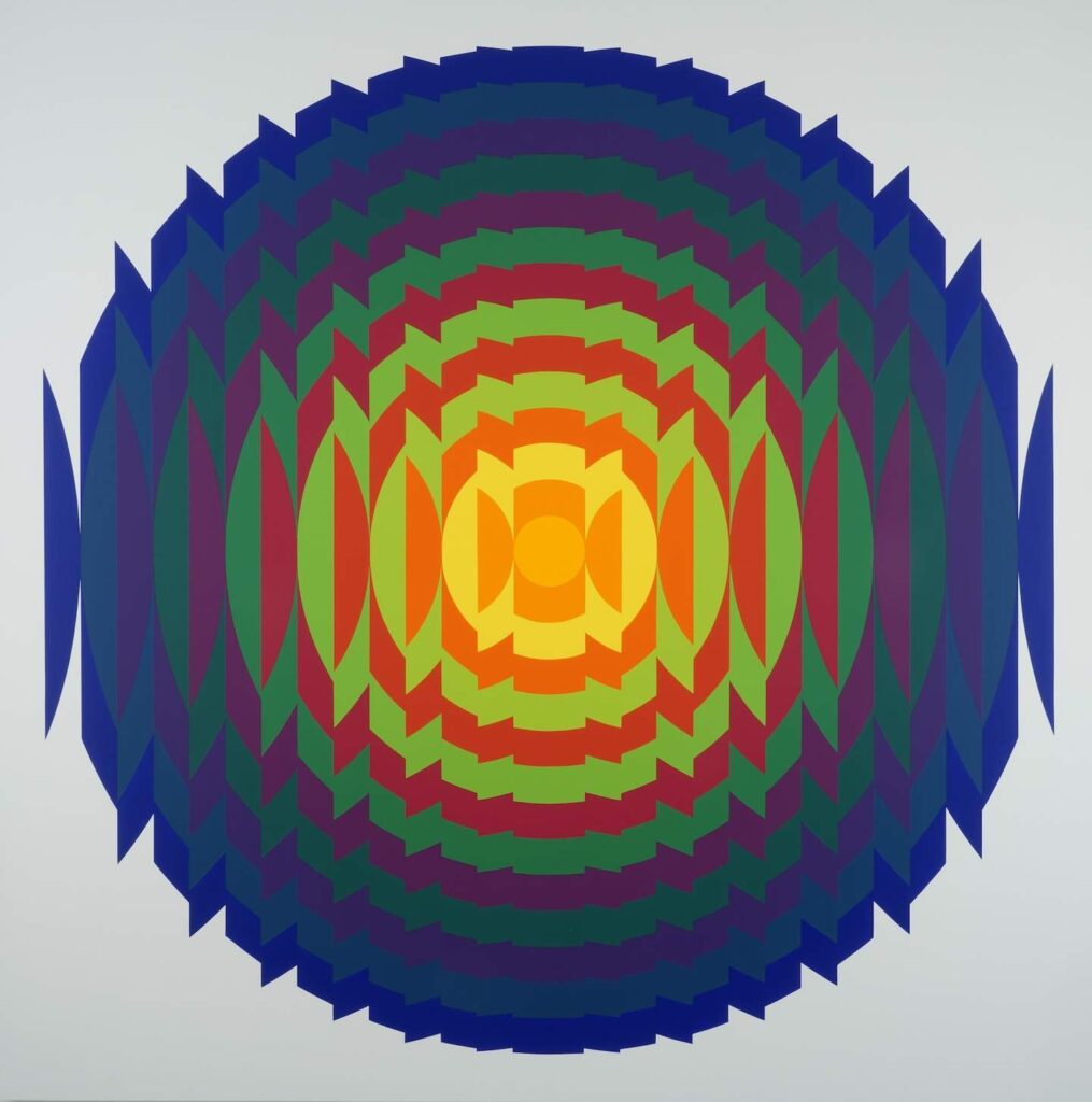 Julio Le Parc. Sorozat 14 14 Permutált, 1970-2000. © ADAGP, Párizs és DACS, London 2026