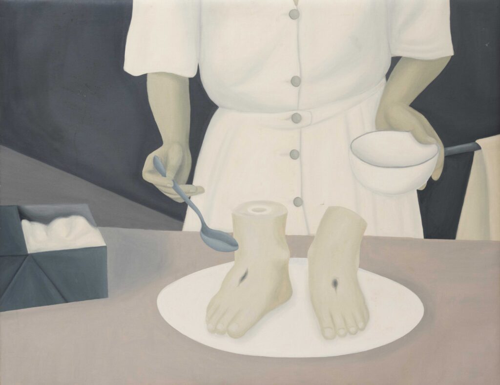 Rosalía Banet. Santa Catalina, 1998. Rafael Pérez Hernando kortárs művészet