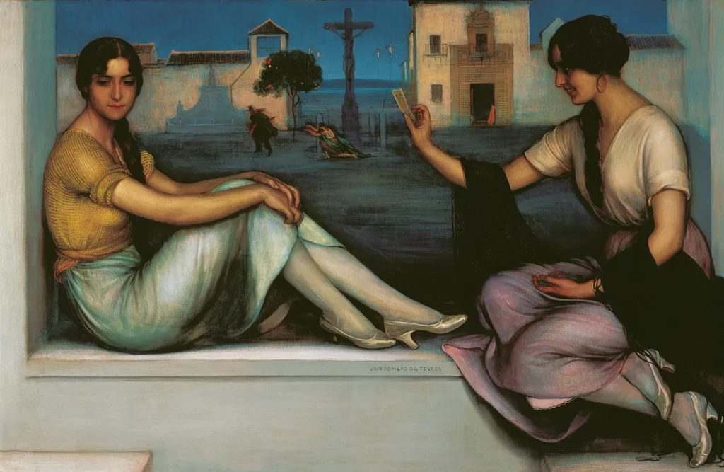 Julio Romero de Torres. La Buenaventura, 1920. Carmen Thyssen Múzeum Málaga